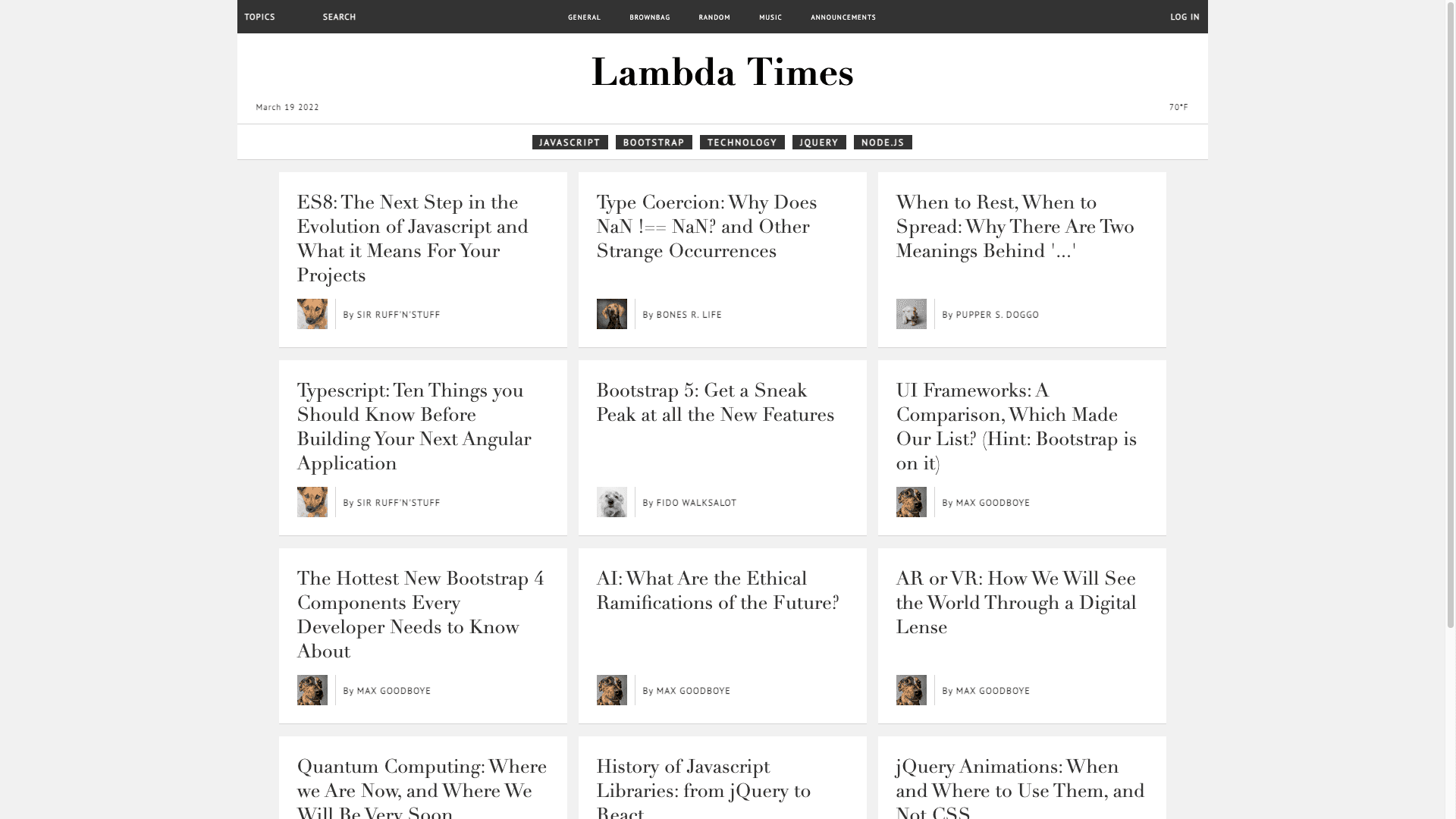 lambda times